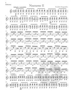 3 Nocturnes von Friedrich Burgmüller für Violoncello und Gitarre im Alle Noten Shop kaufen