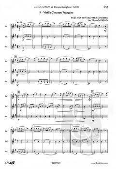 12 Saxophone Trio von Alexandre Carlin 