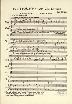 Suite für Streicher von Lou Harrison im Alle Noten Shop kaufen