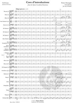 Coro d'Introduzione - Gli aranci olezzano von Pietro Mascagni (Download) 