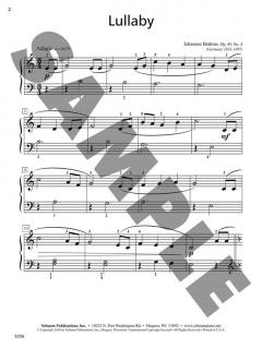 Lullaby, Op. 49, No. 4 von Johannes Brahms 