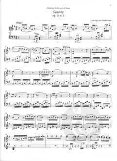 2 Sonaten E-Dur, G-Dur op. 14 von Ludwig van Beethoven (Download) 