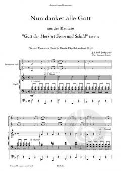 Nun danket alle Gott von Johann Sebastian Bach (Download) 