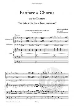 Fanfare & Chorus von Dietrich Buxtehude 