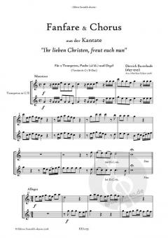 Fanfare & Chorus von Dietrich Buxtehude 