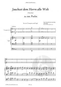 Jauchzet dem Herrn alle Welt von Felix Mendelssohn Bartholdy (Download) 