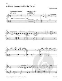 6 Jazz Piano Solos von Mike Cornick 