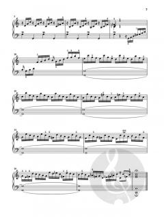 At The Piano - J. S. Bach von Johann Sebastian Bach 