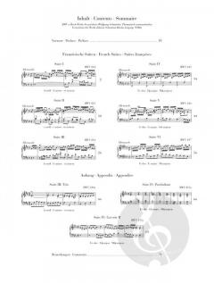 Französische Suiten BWV 812-817 von Johann Sebastian Bach 
