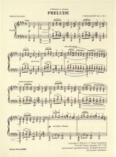 Prelude op. 3, Nr. 2 von Sergei Rachmaninow 