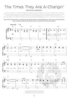 Really Easy Piano: Bob Dylan von B. Dylan 