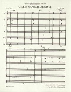 Chorus And Instruments 2 (Morton Feldman) 