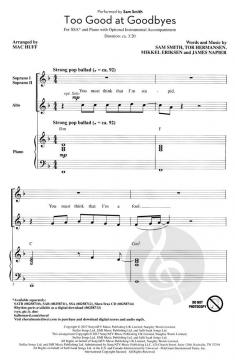 Too Good at Goodbyes von Sam Smith (Download) 