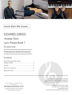 more than the score - Grieg: 'Arietta' from 'Lyric Pieces' Book 1 für Klavier solo im Alle Noten Shop kaufen