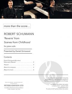 more than the score - Schumann: 'Reverie' from ' Scenes from Childhood' für Klavier solo im Alle Noten Shop kaufen