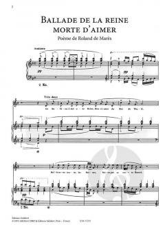 46 Melodies - 46 songs von Maurice Ravel 