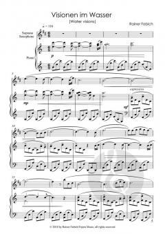 3 Sax Repaintings von Rainer Fabich 