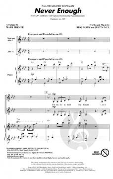 Never Enough von Benj Pasek (Download) 