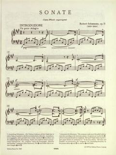 Sonaten op. 11 und 22 von Robert Schumann 