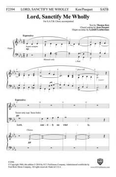 Lord, Sanctify Me Wholly von Jean Pasquet (Download) 