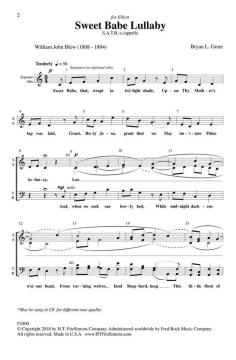 Sweet Babe Lullaby von Bryan Greer (Download) 