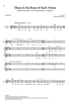 There Is No Rose of Such Virtue von Kenneth Mahy (Download) 