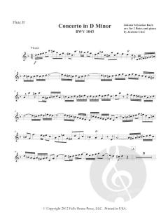 Concerto in D Minor von Johann Sebastian Bach 