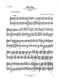 Ein Tag von Norbert Laufer für Viola und Violoncello (2004) im Alle Noten Shop kaufen