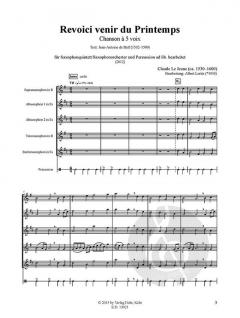 Revoici venir du Printemps von Le Jeune, Claude 