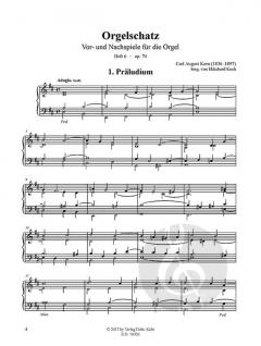 Orgelschatz Heft 6 op. 74 von Carl August Kern im Alle Noten Shop kaufen (Partitur)