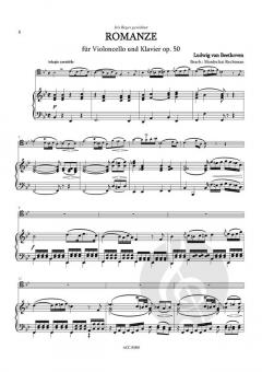 2 Romanzen op. 40 und 50 von Ludwig van Beethoven für Cello und Klavier im Alle Noten Shop kaufen