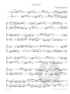 6 Sonaten TWV 40:101-106 Heft 1 (Georg Philipp Telemann) 
