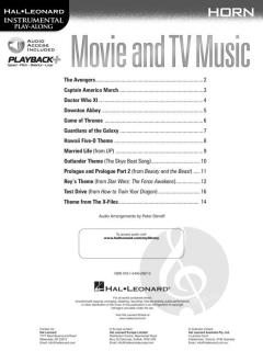 Movie and TV Music for Horn im Alle Noten Shop kaufen