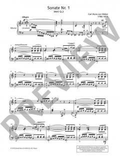 Sonaten WeV Q.2-5 von Carl Maria von Weber 
