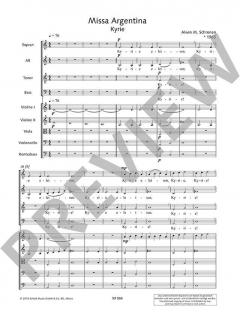 Missa Argentina von Alwin Michael Schronen 