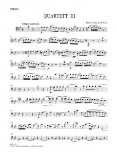 3 Quartette für Fagott, Violine, Viola und Violoncello (Franz Danzi) 