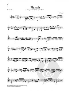 Marsch KV 248 und Divertimento KV 247 (W.A. Mozart) 