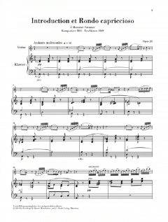 Introduction et Rondo capriccioso für Violine und Orchester op. 28 von Camille Saint-Saëns im Alle Noten Shop kaufen