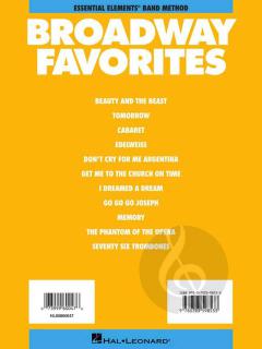Essential Elements Broadway Favorites Baritone BC 