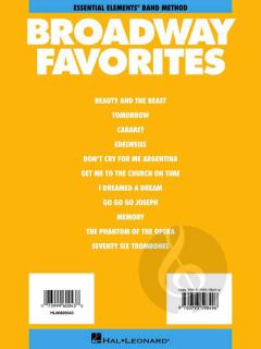 Essential Elements Broadway Favorites Baritone Sax 