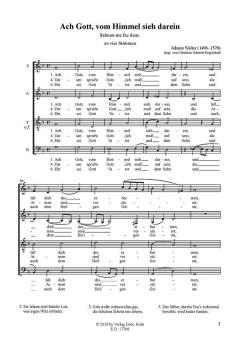 Ach Gott, vom Himmel sieh darein - Saluum me fac Deus von Johann Walter 