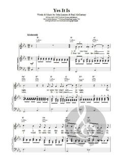 Yes It Is von The Beatles 