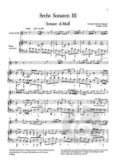 6 Sonaten Heft 3 (Georg Friedrich Händel) 