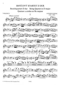 Streichquartett 3 D-dur von Antonín Dvorák im Alle Noten Shop kaufen