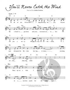 You'll Never Catch the Wind von Debbie Friedman 