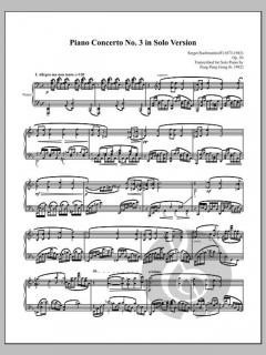 Piano Concerto No. 3 in Solo Version von Peng-Peng Gong 