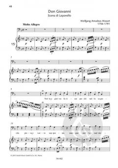 Notte e giorno faticar von Wolfgang Amadeus Mozart 