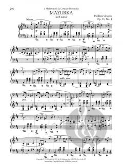 Mazurka in B minor, Op. 33, No. 4 von Frédéric Chopin 