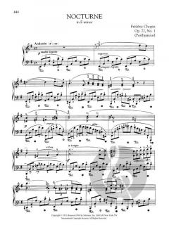 Nocturne in E minor, Op. 72, No. 1 von Frédéric Chopin 