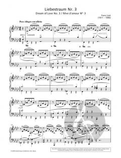 Dream of Love No. 3 in A-flat major von Franz Liszt 